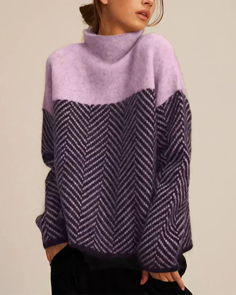 Norah | Baumwollrollkragenpullover