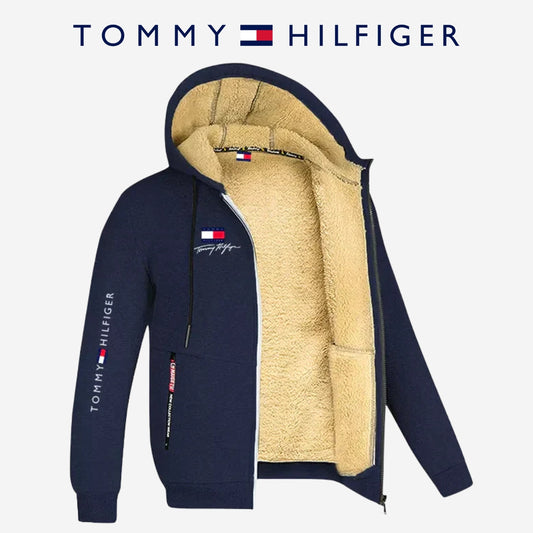 Sherpa-gefütterter Hoodie mit Reißverschluss | Lagerverkauf