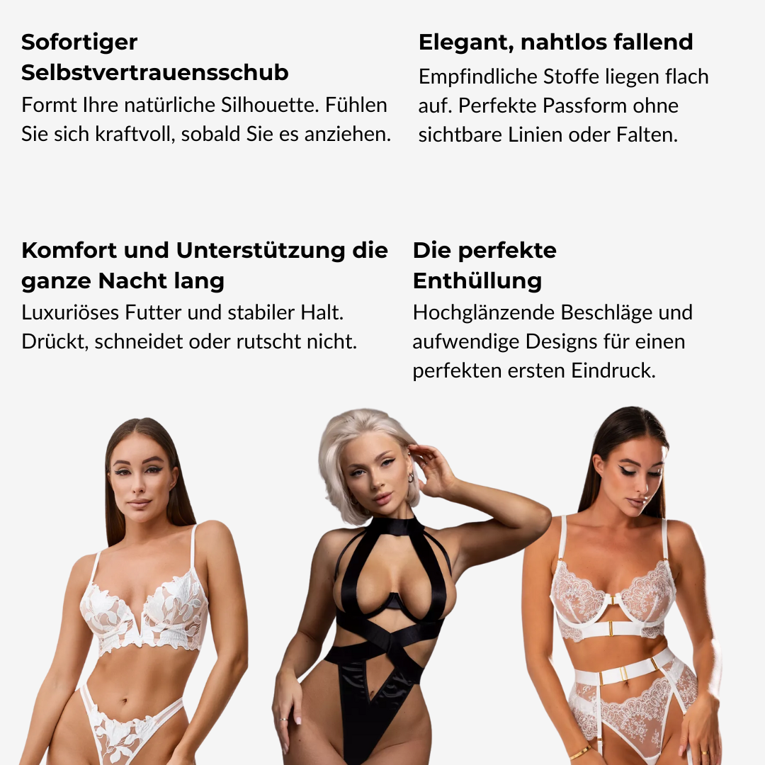 Elena | 3-teiliges französisches Dessous-Set