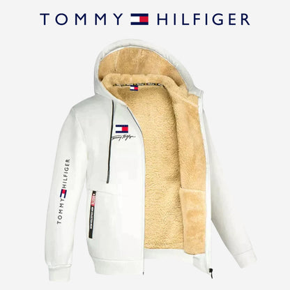 Sherpa-gefütterter Hoodie mit Reißverschluss | Lagerverkauf